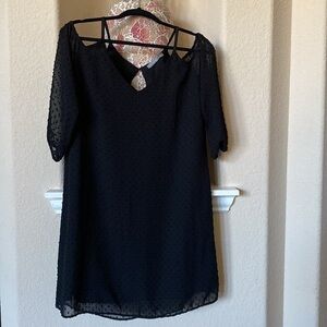 Octavia Cold Shoulder Dress Black Size S
